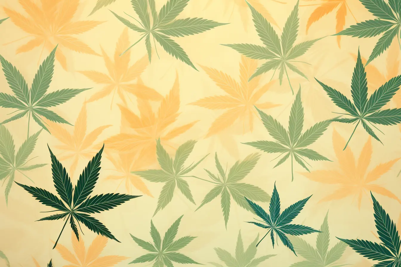 Pastellfarbene Cannabisblätter: Ein Hingucker für den Cannabis Social Club in Braunschweig Cannabis Social Club Braunschweig: Ein Bild, das die Werte des Clubs widerspiegelt
